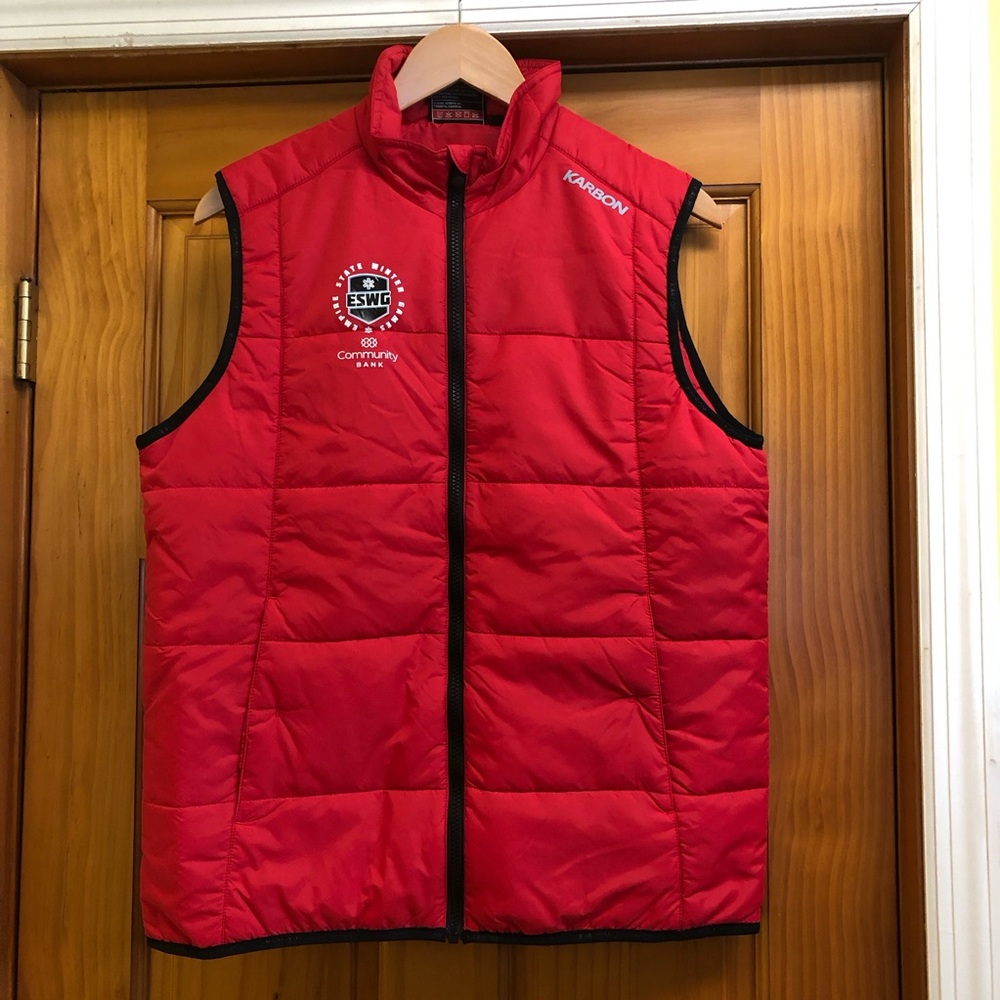KARBON Ski Puffer Thermal Vest Small Lake Placid Empire State Winter Games